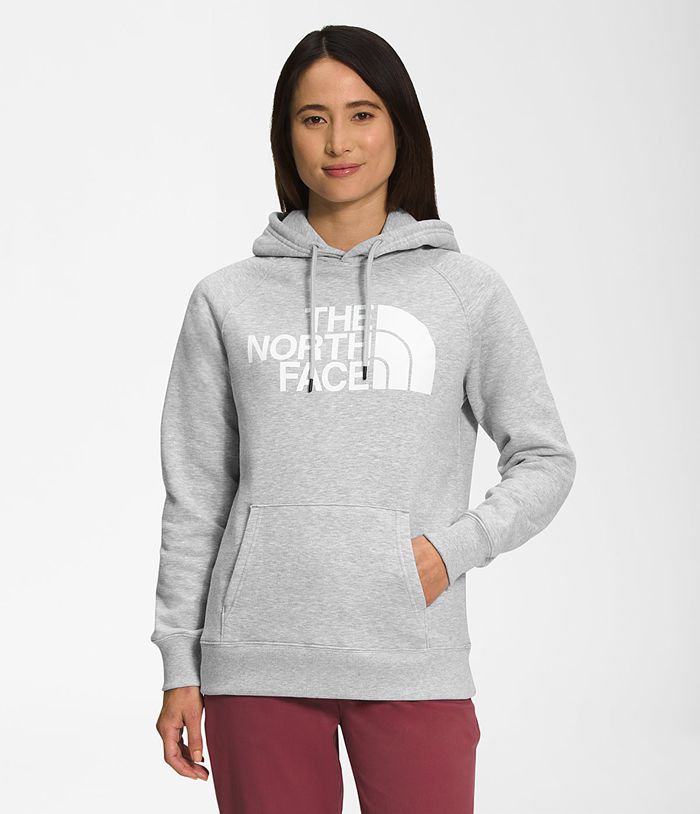 The North Face Hoodie Dames Half Dome Pullover DGCO05419 - Lichtgrijs